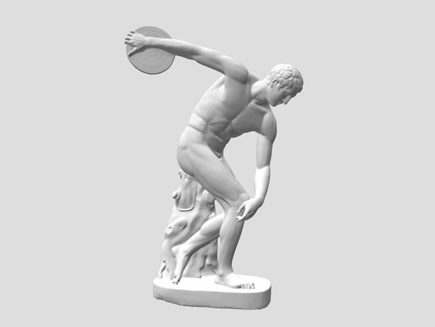 discobolus disk atıcısı heykeller 3D print model - Mito3D