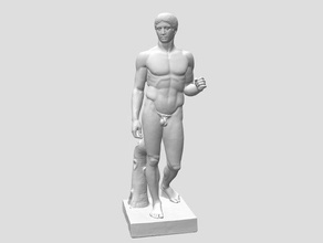 doryphoros Speer-Träger Skulpturen 3d print model - Mito3D