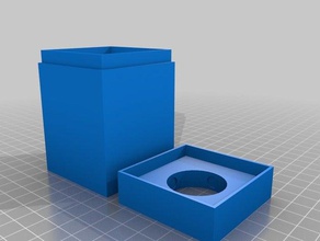magnetic paperclip container office organization 3d print model - Mito3D