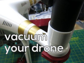 vacuum adapter phantom drone tools 3d print model - Mito3D