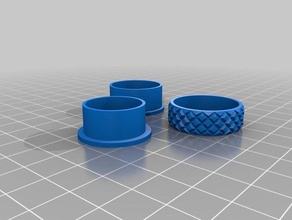 my customized fidget spinner ring rings 3d print model - Mito3D