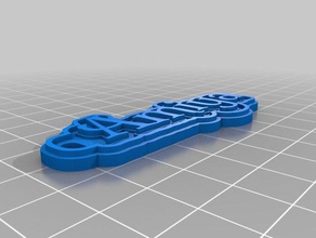 amiya Schlüsselanhänger angepasst 3d print model - Mito3D