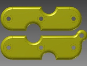 Schlüsselanhänger swiss v2 m4-Schrauben 3d print model - Mito3D