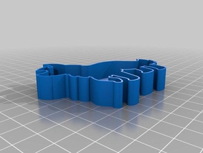 border collie cookie-cutter Küche Essen 3d print model - Mito3D