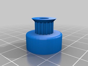 gt2 16t pulley 5mm bore --root 2 3d printer parts customized 3d print model - Mito3D