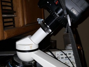canon ef adapter amscope m600a microscope camera dslr 3d print model - Mito3D