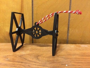 tie fighter ornament adjusted vehicles 3d print model - Mito3D