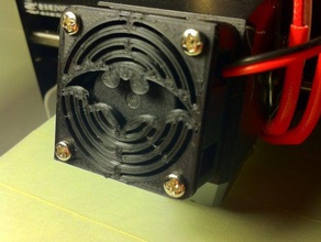 maylanmp seçin mini fan guard yarasa sinyali 3d yazıcı aksesuarlar 30mm ızgara batman logosu 3d print model - Mito3D