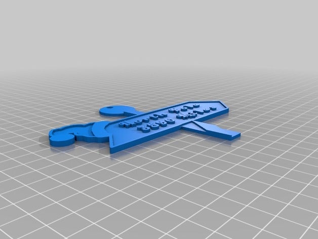 meu personalizados distância do pólo norte assinar matemática 3D print model - Mito3D