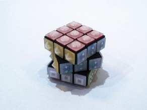 touch cube puzzles Puzzle en 3d aveugles fidget jouet jeu de la mémoire jouer rubik' rubiks rubik puzzle sensorielle tactiles jouets 3d print model - Mito3D