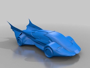 batmobile models batman car comics concept diarama fantasy game modle movie tv göster araç oyun 3d print model - Mito3D