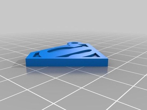 key chain superman keychains asturias nt creativas oviedo 3d print model - Mito3D