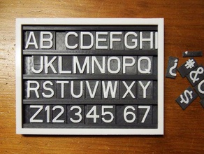 5 7 text message board signs logos 3d print model - Mito3D