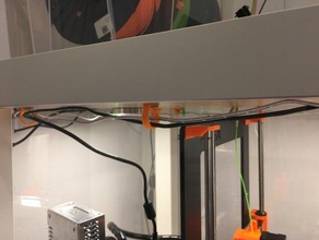 roofwall rodada do suporte cabo 3d a impressora acessórios 3d print model - Mito3D