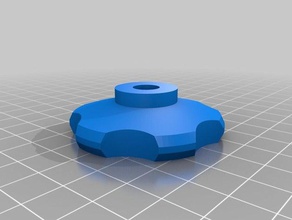 m8 customized metric screw knob diy 3d print model - Mito3D