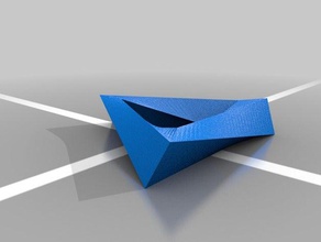 triángulo imposible esculturas 3d print model - Mito3D