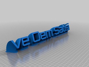 veoemsatisi office personalizado 3d print model - Mito3D