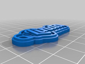 linda keychain keychains customized 3d print model - Mito3D