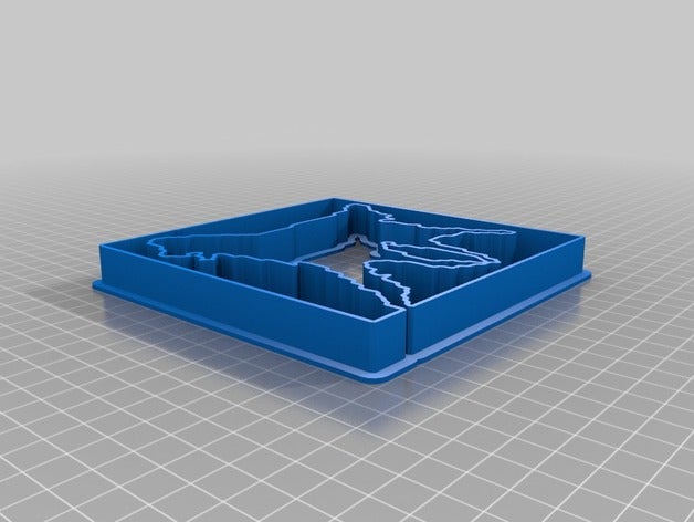 mi imagen personalizada basada en el cortador de la galleta cocina comedor 3D print model - Mito3D