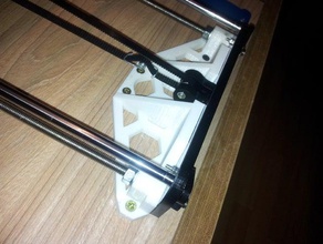 frame brace anet a6 3d de la impresora partes 3d print model - Mito3D
