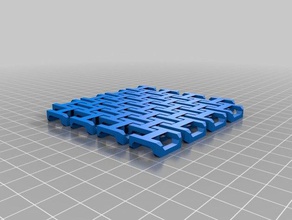 customized chain mail 10x10 large links accessories 3d print model - Mito3D