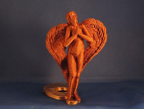 Weihnachten Engel Liebe Skulpturen Kunst 3d print model - Mito3D
