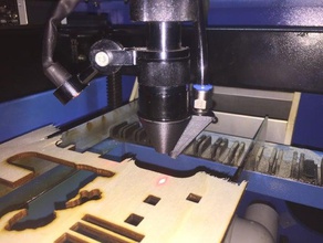 air assist laser cutter parts cnc lasercut lasercutter engraver 3d print model - Mito3D