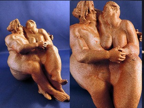 fubble bulle sculptures art couple l'amour 3d print model - Mito3D