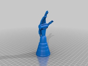 cyborg hand model robots 3d print model - Mito3D