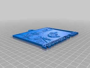 la persistance de mémoire final 2d art personnalisé 3d print model - Mito3D