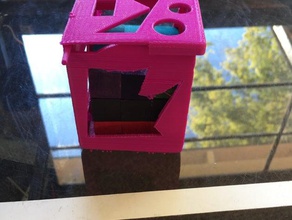 puzzle cube container 3d de l'imprimante accessoires cool 3d print model - Mito3D