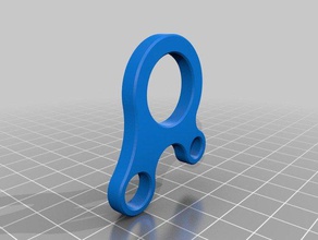 cleaned up camping rope tensioner sport outdoors 3d print model - Mito3D