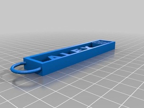 alex keychain 3d printing 3d print model - Mito3D