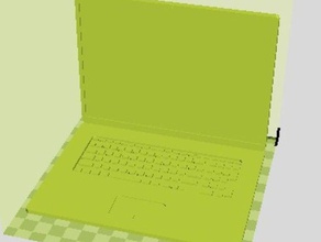 ordenador portátil no en el modelo de laptop otros sketchup 3d print model - Mito3D