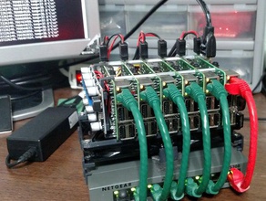 cro raspberry pi cluster computer 3d print model - Mito3D
