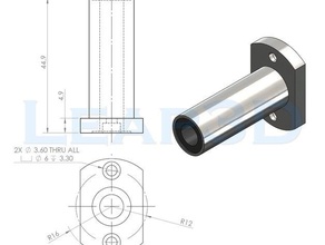 axis motor linear screw 3d printer parts 3d print model - Mito3D