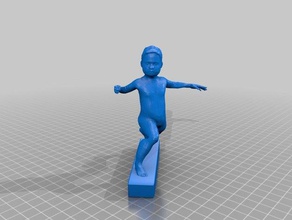 travieso tom 3d la impresión niño los niños euihwan cuerpo humano makehuman escultura 3d print model - Mito3D