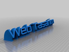 da web office personalizado 3d print model - Mito3D