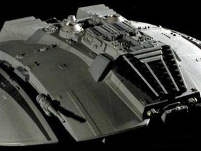 cylon raider models 1980s battlestar galactica heavy diarama fantasy scifi space spaceship star wars tvshow tv series vehicle 3d print model - Mito3D