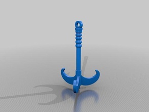 grappling hook tools easy print grapple grapplinghook rope weapon 3d print model - Mito3D