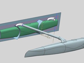 rc katamaran tekne araç göl petg remix su 3d print model - Mito3D