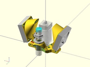 folger tech-Effektor-sensor-Halter-remix 3d Drucker Teile folgertech kossel 2020 opensacd 3d print model - Mito3D