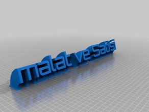 imalat office personalizzato 3d print model - Mito3D