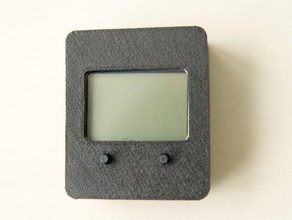 tachometer housing electronics atmega box cr2032 battery designspark lcd case nokia 3d print model - Mito3D