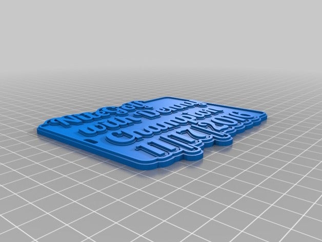 nitegolf denny de porte-clés personnalisé 3D print model - Mito3D