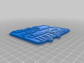 nitegolf denny Anahtarlık özelleştirilmiş 3d print model - Mito3D