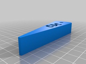 cdc chock hand tools customized 3d print model - Mito3D