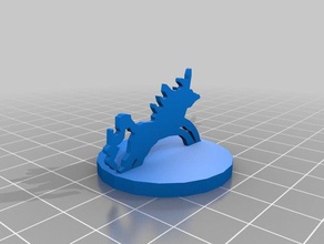 unicorn alex heather art 3d print model - Mito3D