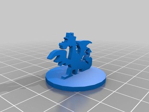 dragão alex heather arte 3d print model - Mito3D