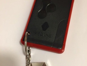 renault keycard case automotive carte cl clio keyless entry mains libres megane scenic 3d print model - Mito3D